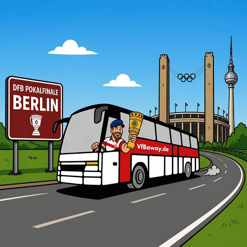 DFB-Pokalfinale VfB Stuttgart - Bayern München - direkte Fahrt 